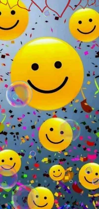 Smile Facial Expression White Live Wallpaper