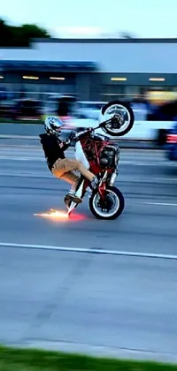 Tire Wheel Wheelie Live Wallpaper