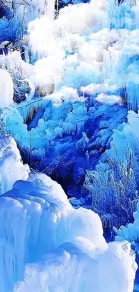 Water Resources Snow Blue Live Wallpaper