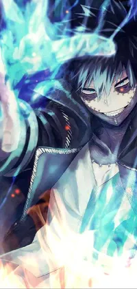Cartoon Cool Black Hair Live Wallpaper