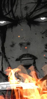 Light Black Fire Live Wallpaper