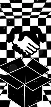 White Black Black-and-white Live Wallpaper - free download