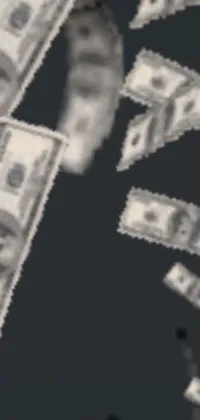 Black Font Banknote Live Wallpaper