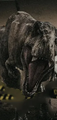 Vertebrate Dinosaur Jaw Live Wallpaper