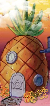 Organism Orange Pineapple Live Wallpaper