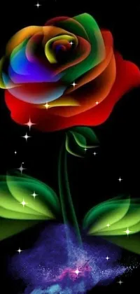 Flower Plant Green Live Wallpaper