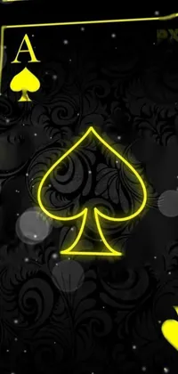 Neon ace of spades  Scary wallpaper, Dark wallpaper iphone, Iphone  wallpaper images