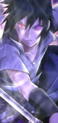 Purple Cartoon Violet Live Wallpaper