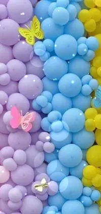 Blue Balloon Material Property Live Wallpaper