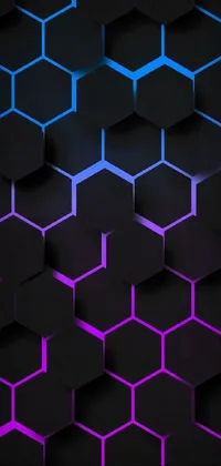 Purple Azure Blue Live Wallpaper