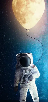 Astronaut World Light Live Wallpaper