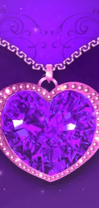 Purple Body Jewelry Violet Live Wallpaper