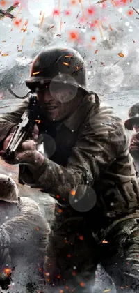 Helmet Gesture Military Person Live Wallpaper