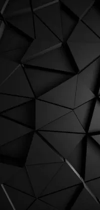 Triangle Grey Material Property Live Wallpaper