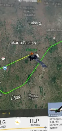 Map Slope Line Live Wallpaper