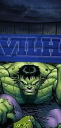 Hulk Cartoon Art Live Wallpaper