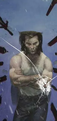 Flash Photography Beard Gesture Live Wallpaper