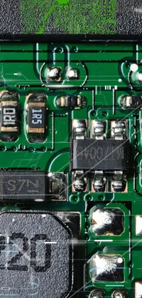 Green Motor Vehicle Hardware Programmer Live Wallpaper