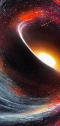 Atmosphere Light Orange Live Wallpaper