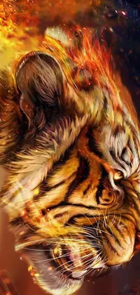 3D Angry Tiger Live Wallpaper - free download