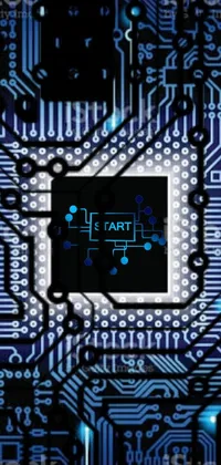 Azure Font Art Live Wallpaper