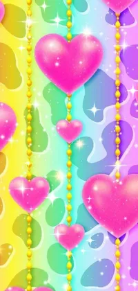 Pink Balloon Decoration Live Wallpaper
