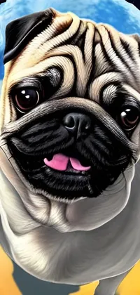 Pug Dog Vertebrate Live Wallpaper