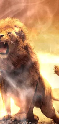 Roar Felidae Lion Live Wallpaper