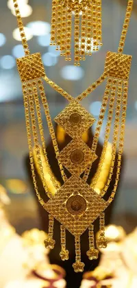 Gold Ornament Jewellery Live Wallpaper