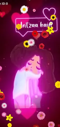 Plant Pink Purple Live Wallpaper