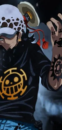 White Cap Headgear Live Wallpaper