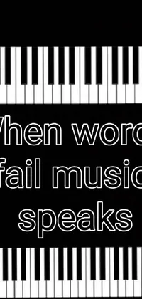 White Black Font Live Wallpaper