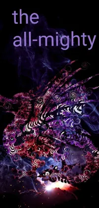 Purple Art World Live Wallpaper