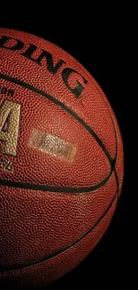Amber Basketball Sports Equipment Live Wallpaper