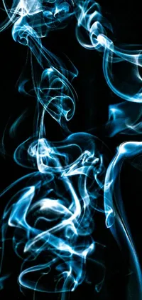Light Art Electric Blue Live Wallpaper