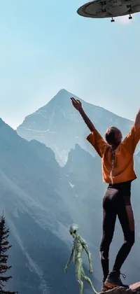 Mountain Sky Aircraft Live Wallpaper