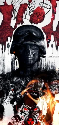 Red Painting Art Live Wallpaper