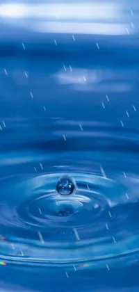 Water Blue Electric Blue Live Wallpaper