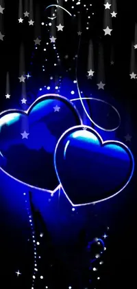 Light Electric Blue Space Live Wallpaper