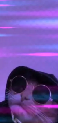 Pink Purple Snout Live Wallpaper