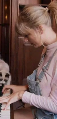 Dog Hand Musical Instrument Live Wallpaper