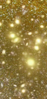 Astronomical Object Space Gold Live Wallpaper