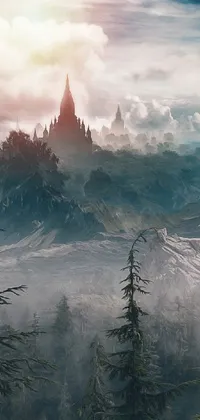 Landscape Mountain Cloud Live Wallpaper