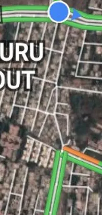 Screenshot Map City Live Wallpaper