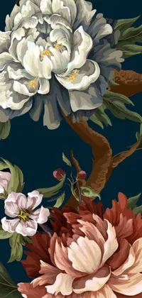 Flower Plant Painting Live Wallpaper