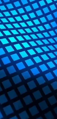 Blue Electric Blue Symmetry Live Wallpaper
