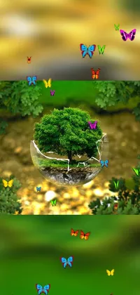 Nature Plant Light Live Wallpaper