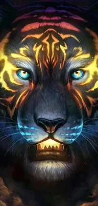 Painting Carnivore Felidae Live Wallpaper