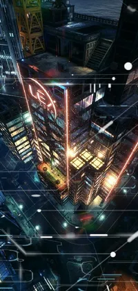 Building City Space Live Wallpaper