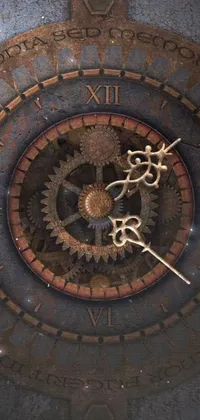 Brown Automotive Tire Wood Live Wallpaper